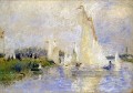 régate à argenteuil Pierre Auguste Renoir